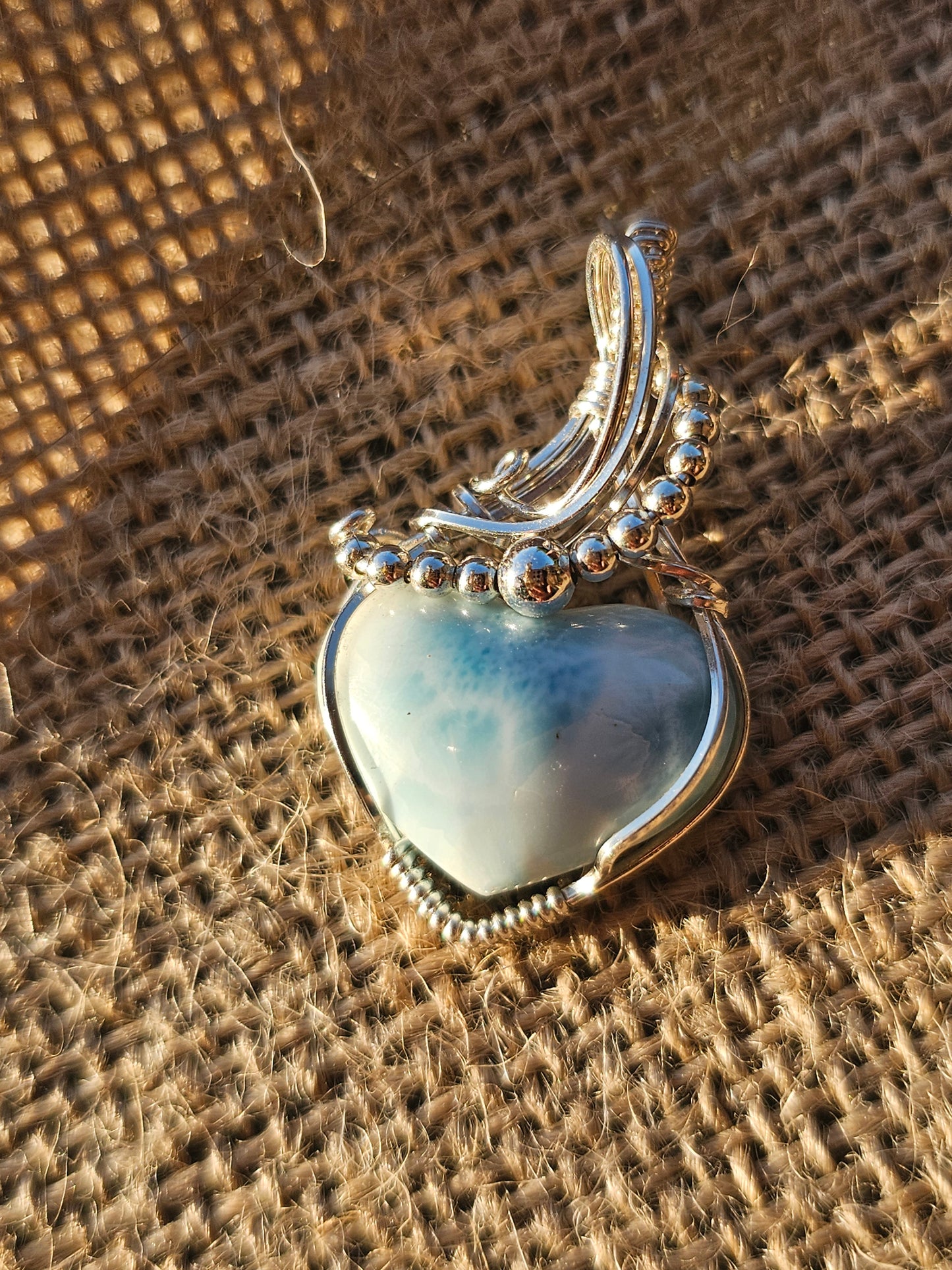 Larimar heart