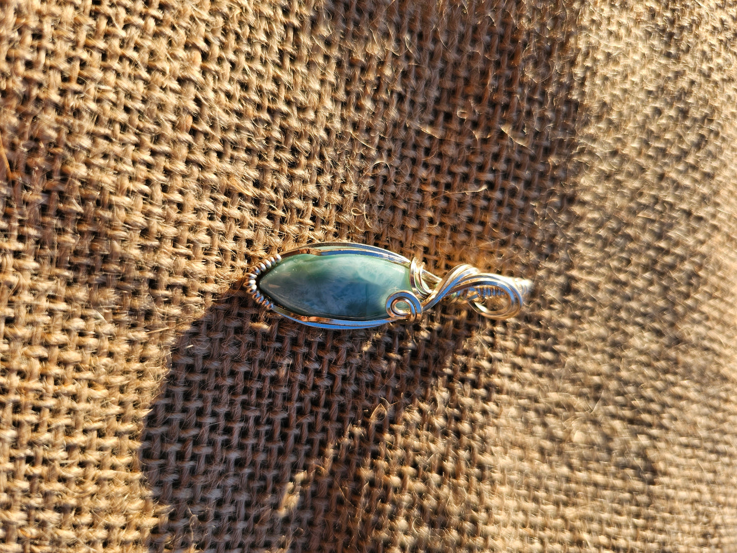 Larimar in silver