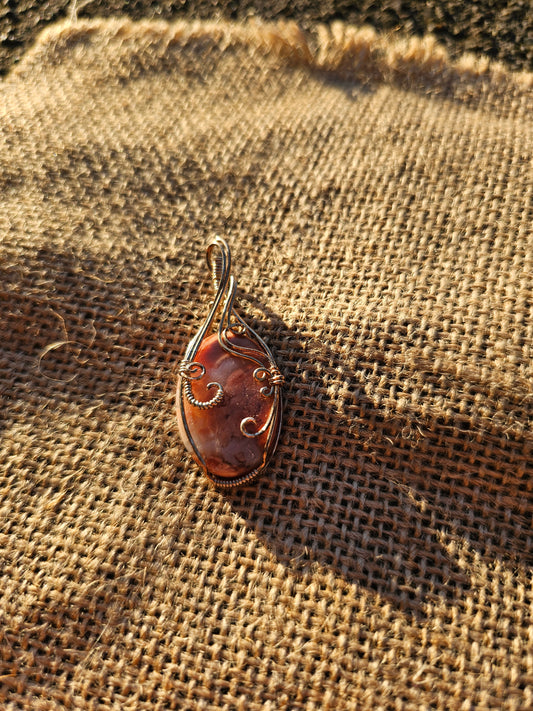 Cherry blossom agate