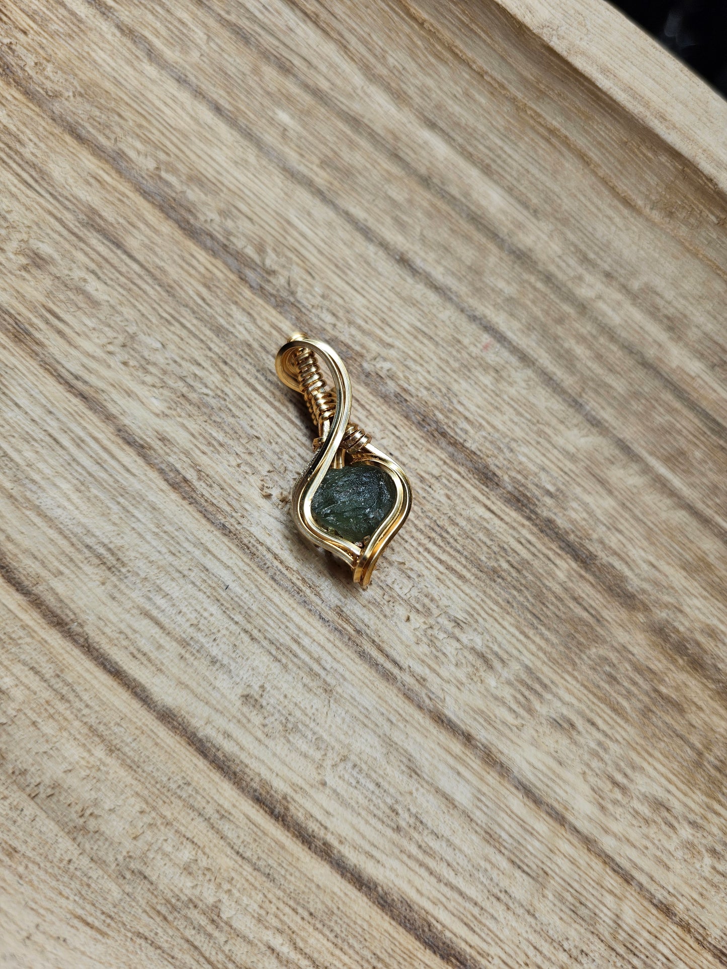 Moldavite pendant