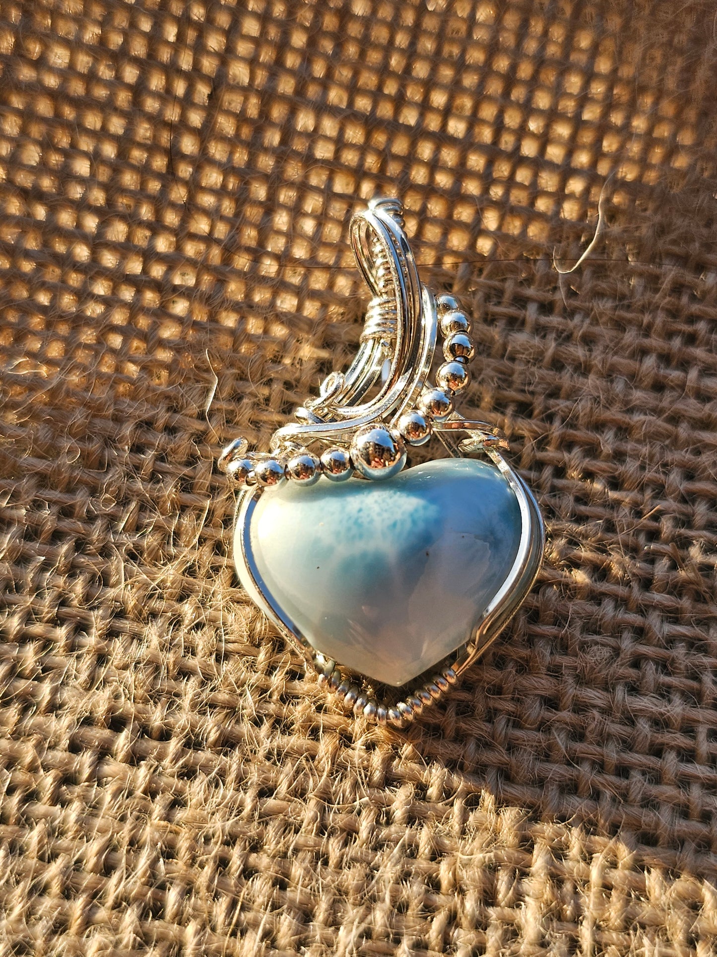 Larimar heart