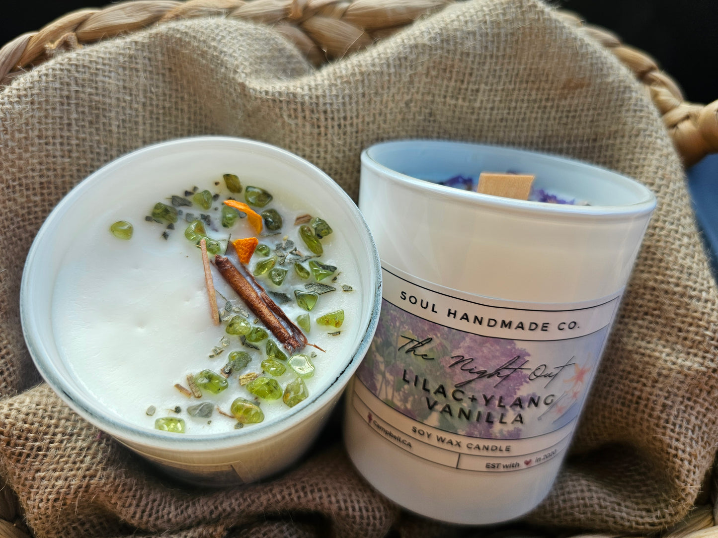 70z pine +citrus+spice soy hand poured candle