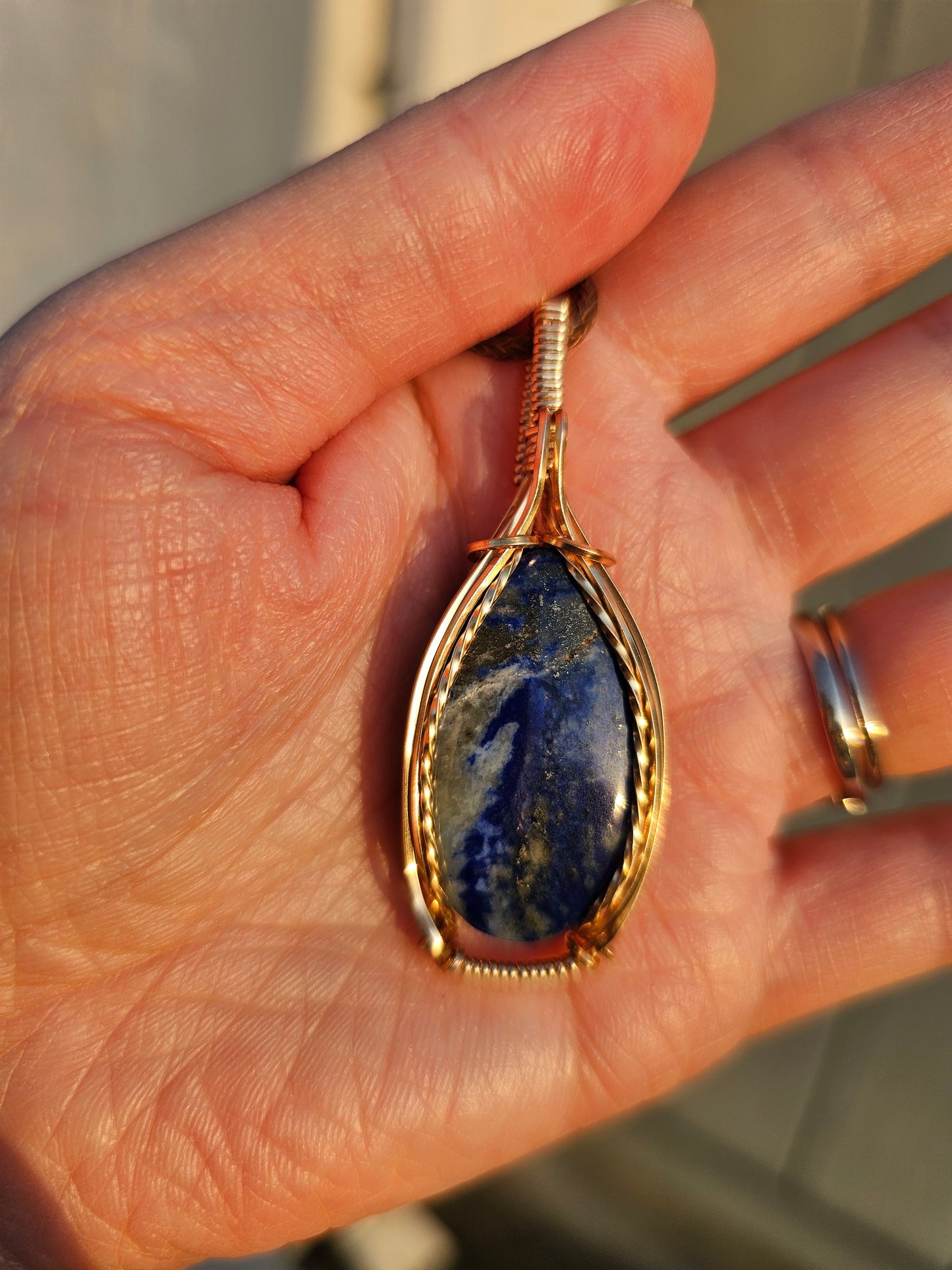 Sodalite with unique striations
