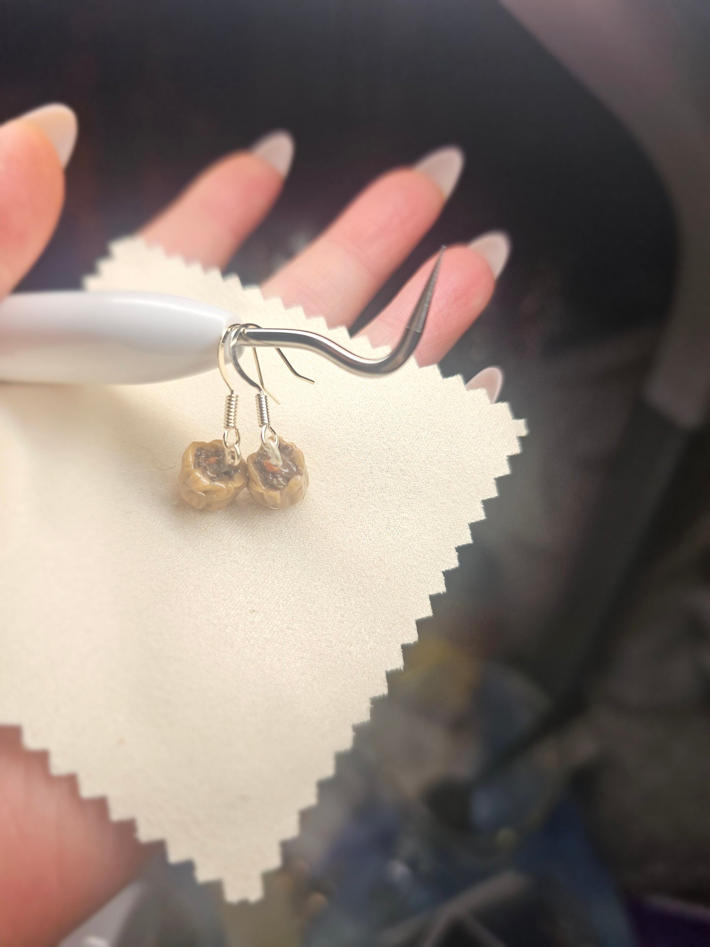 Dim sum Dumpling siu mai earrings