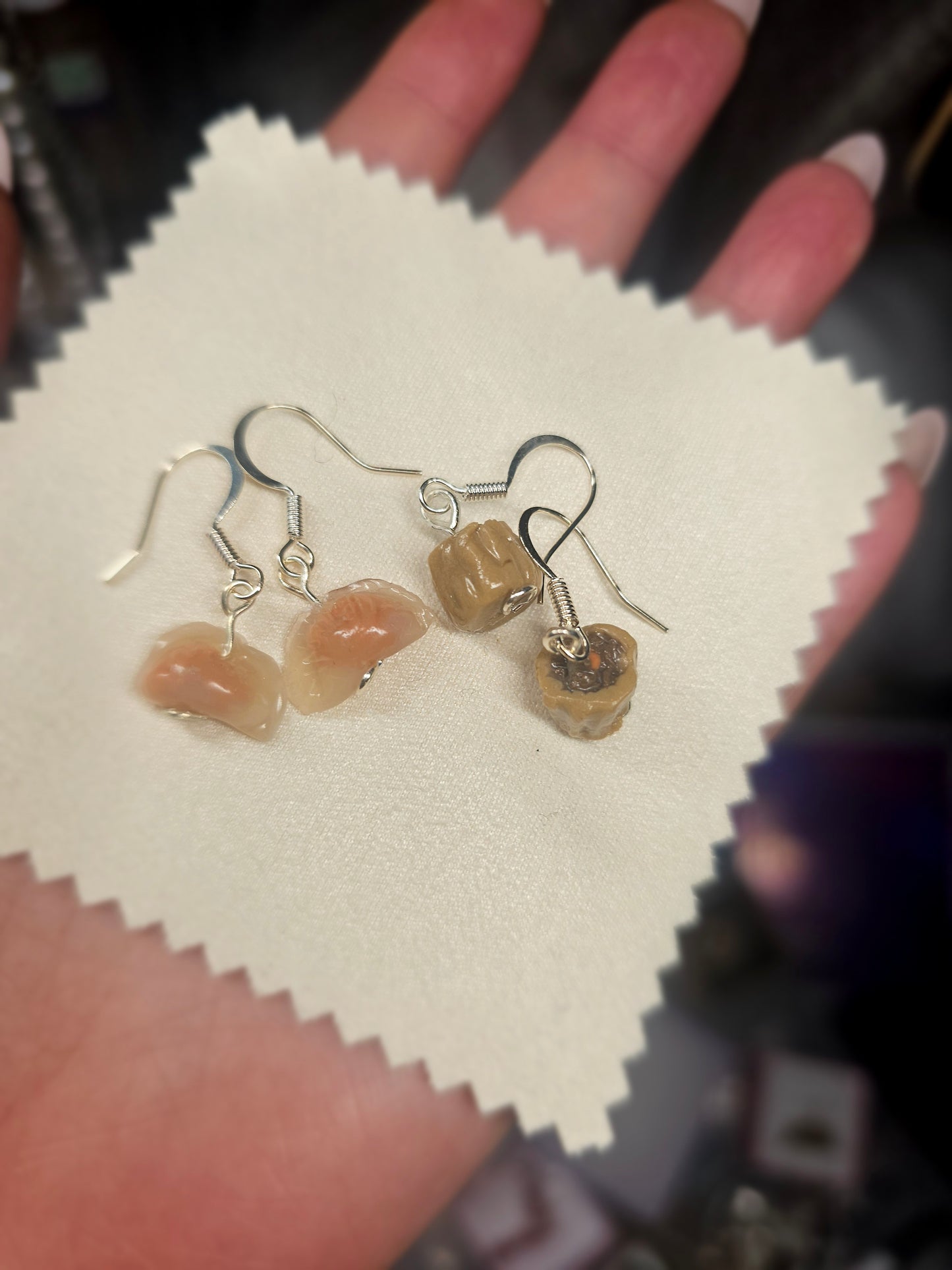 Dim sum Dumpling siu mai earrings