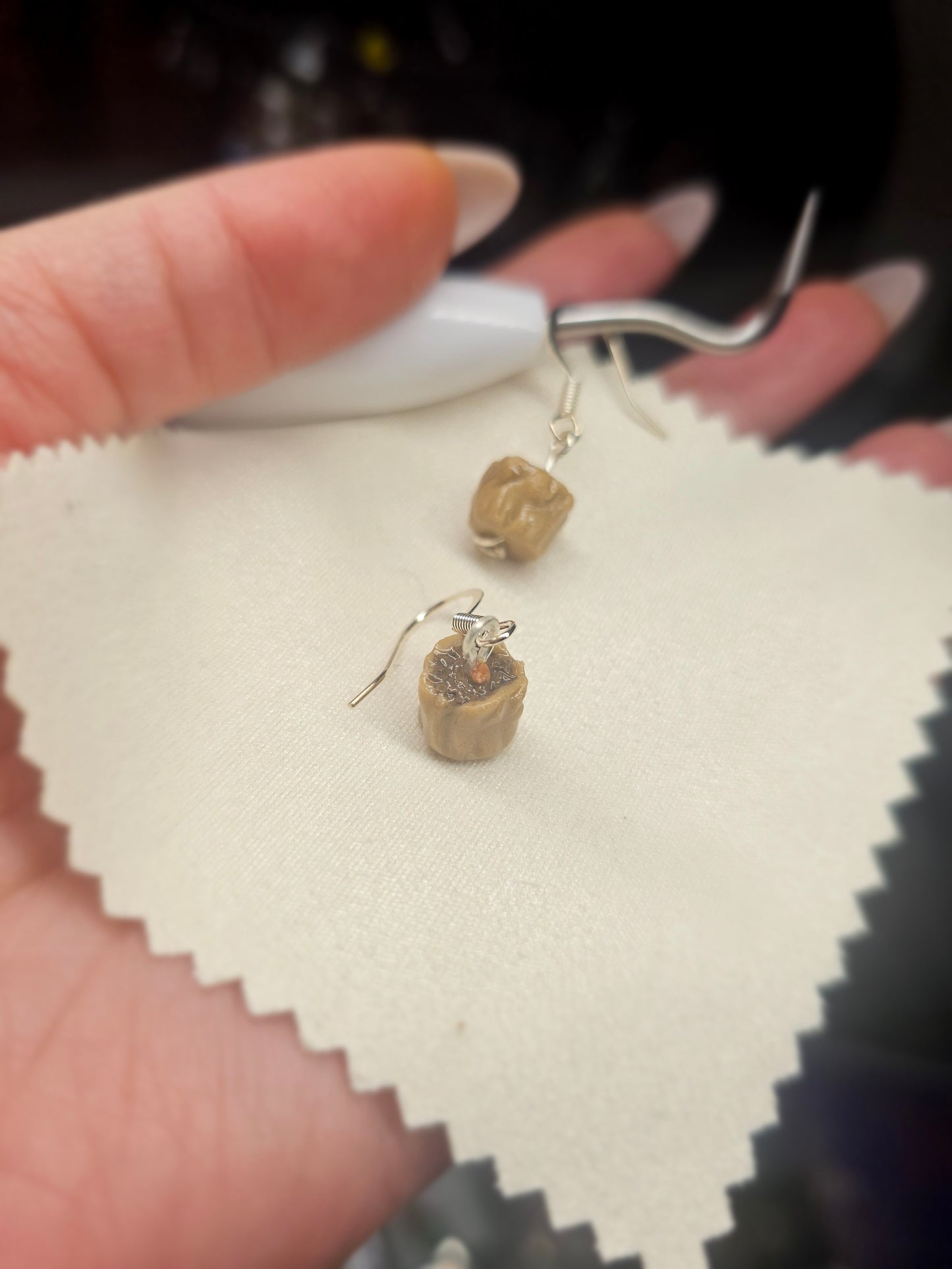Dim sum Dumpling siu mai earrings