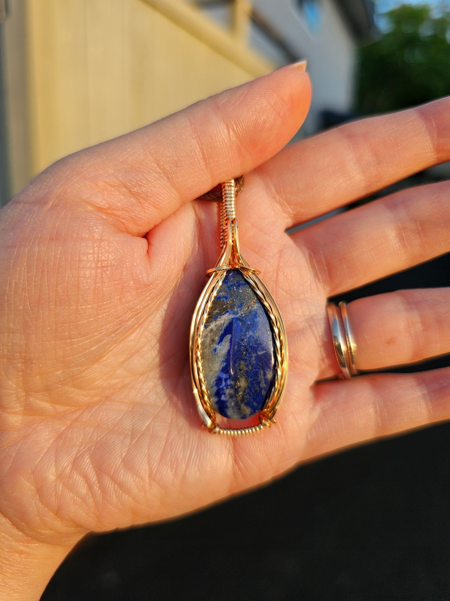 Sodalite with unique striations