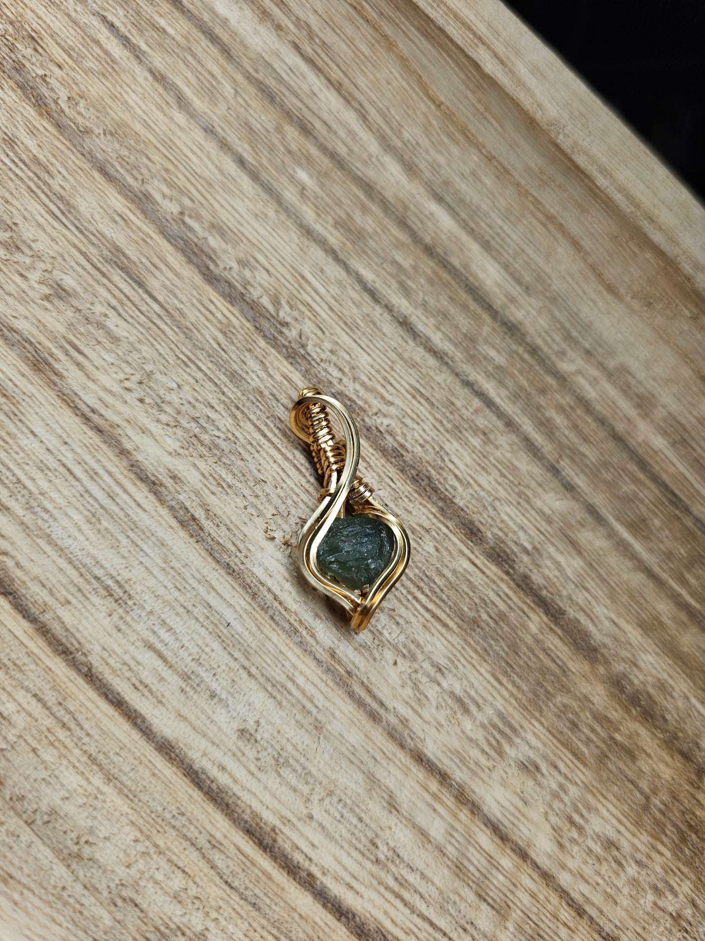 Moldavite pendant