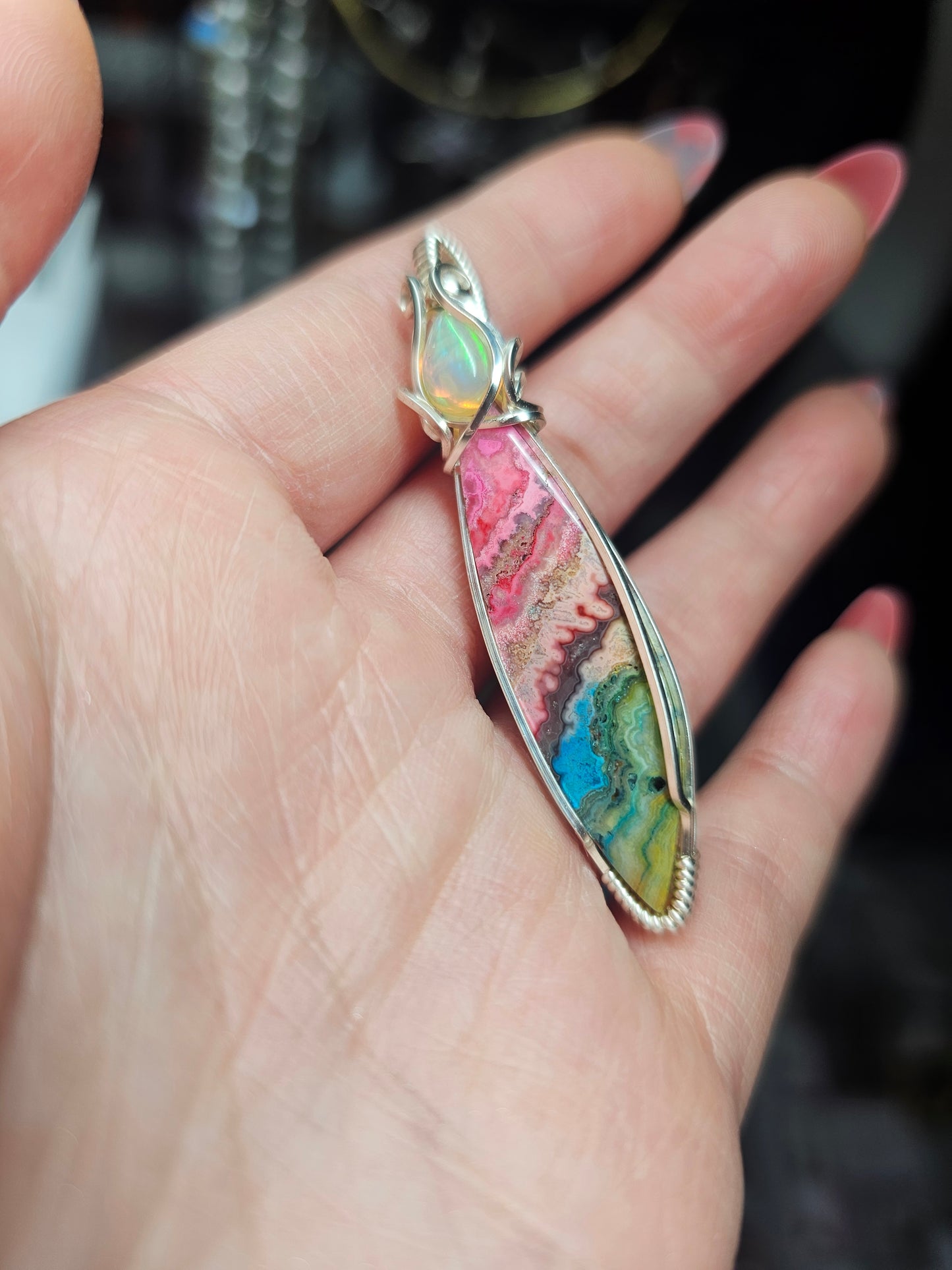 Welo Opal with Rainbow Agate