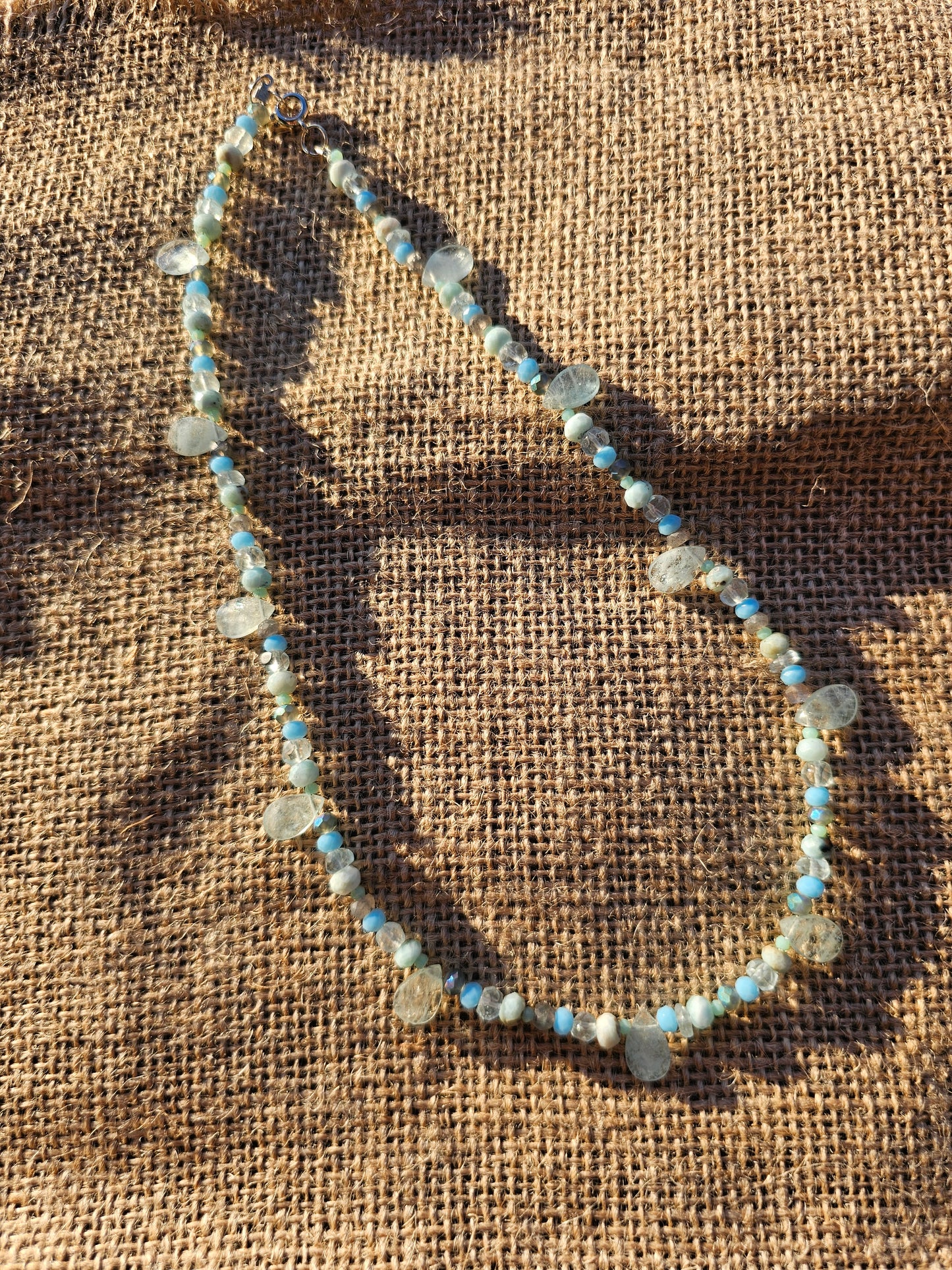 Multi high quality stone necklace