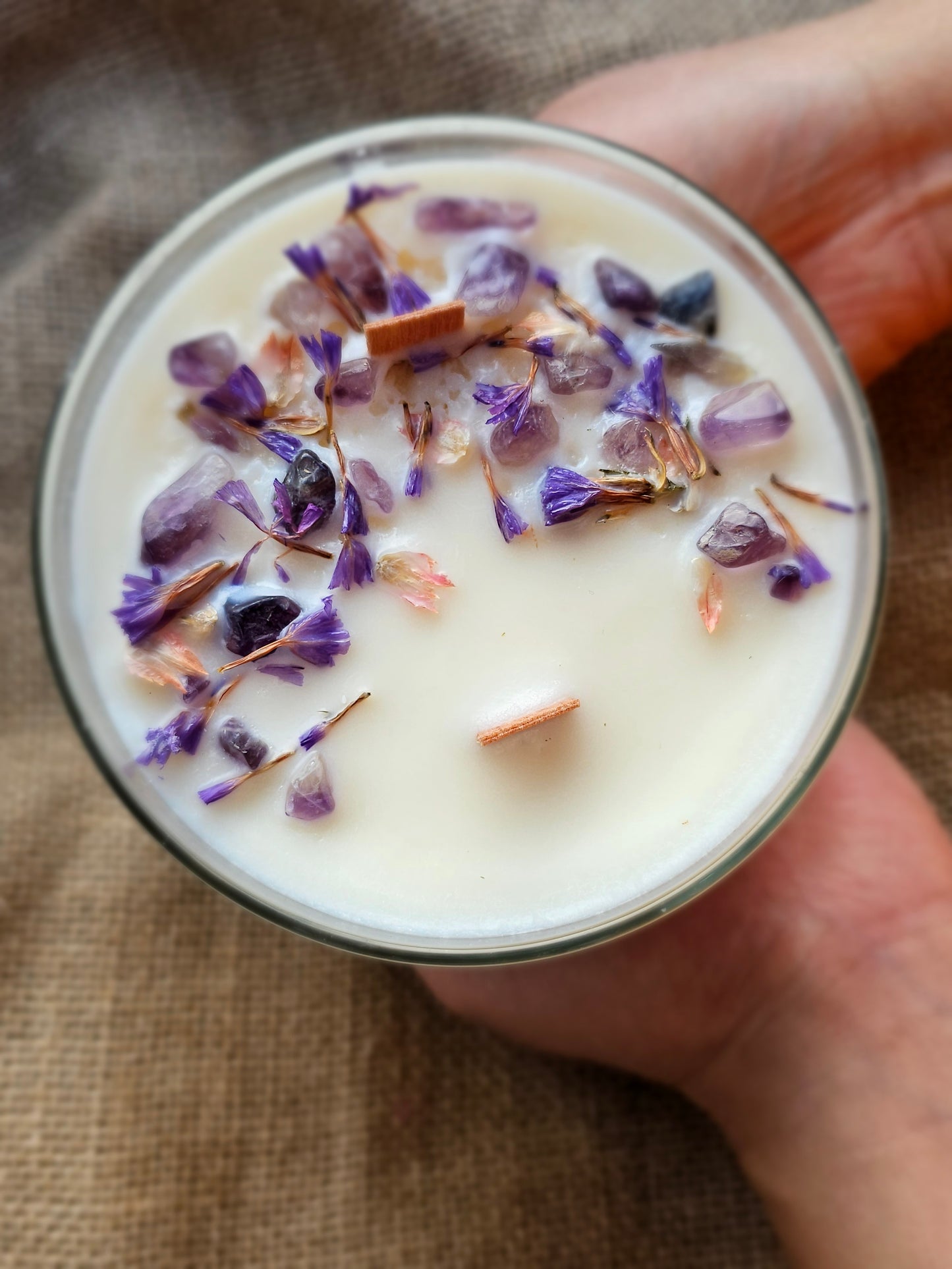7oz lilac + ylang +vanilla soy candle