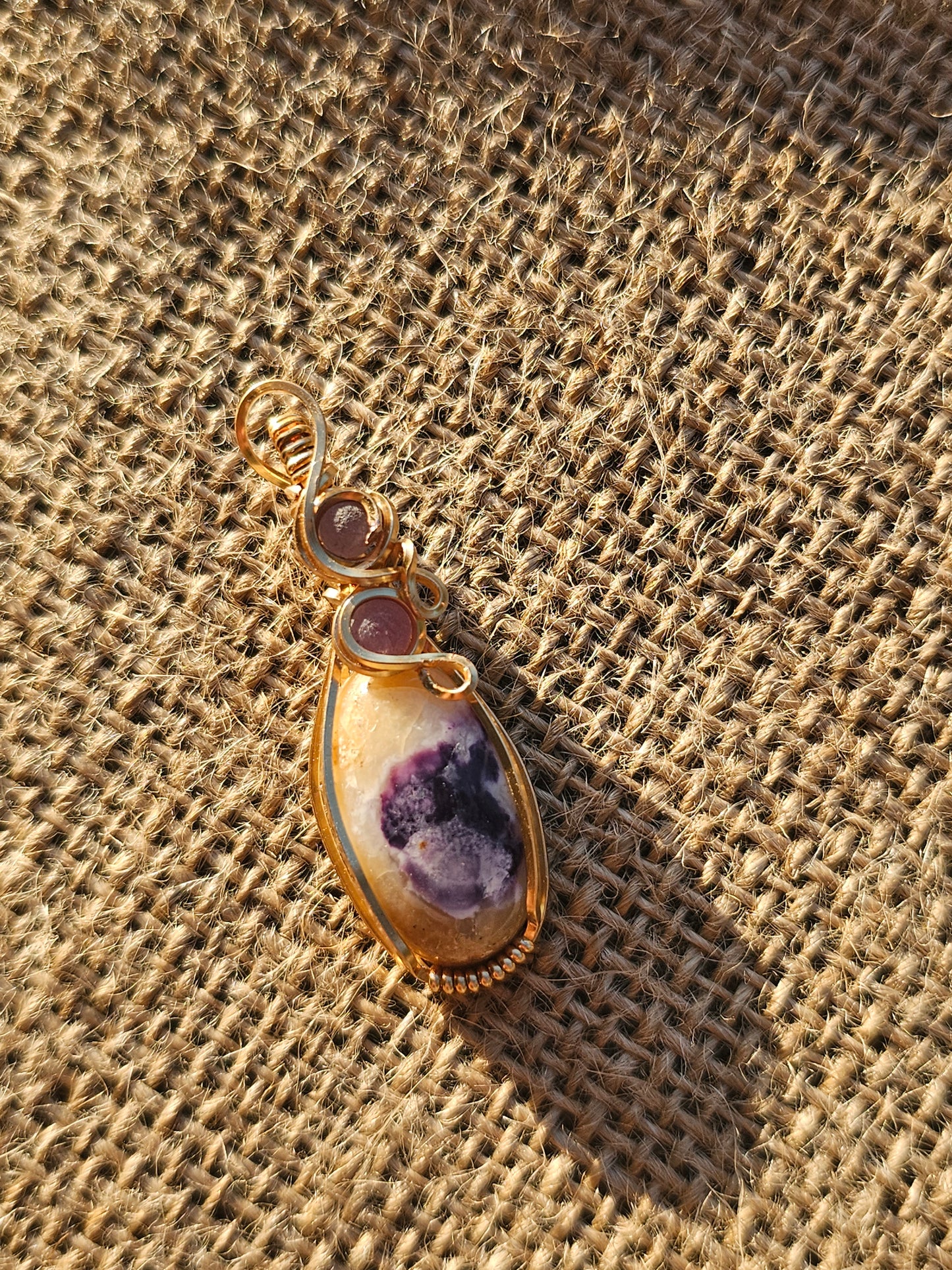 Tiffany stone and grape agate