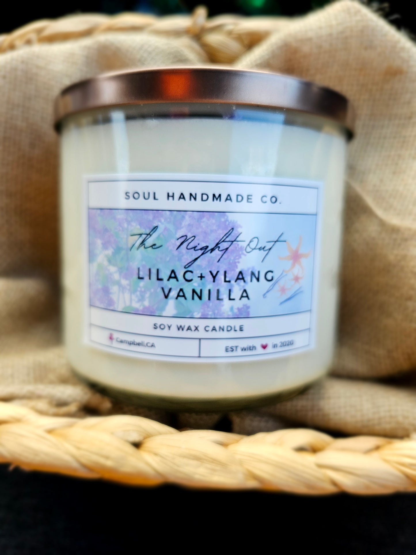 14oz Lilac+Ylang+Vanilla candle