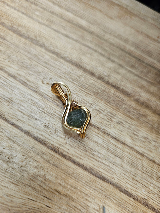 Moldavite pendant