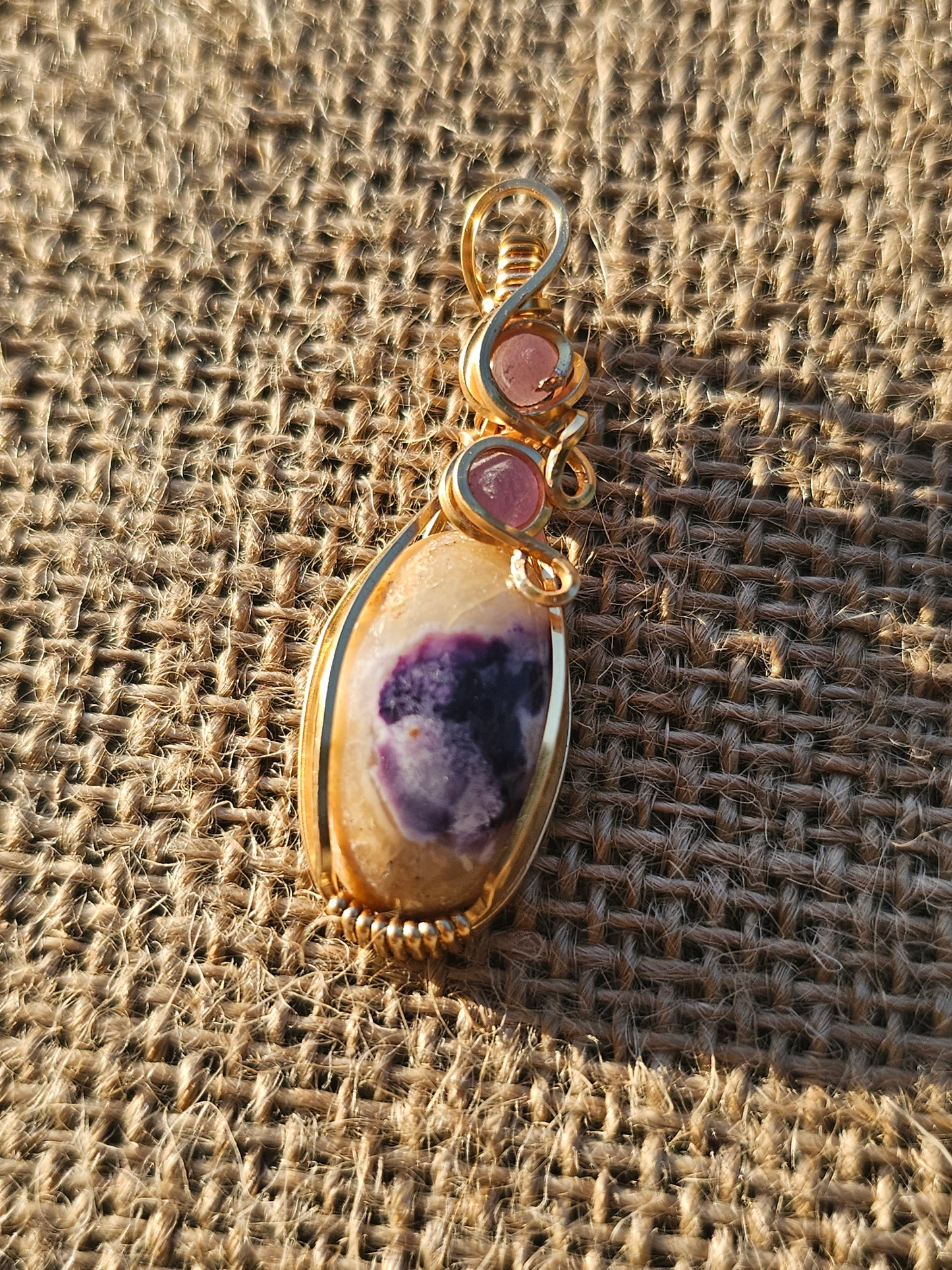 Tiffany stone and grape agate