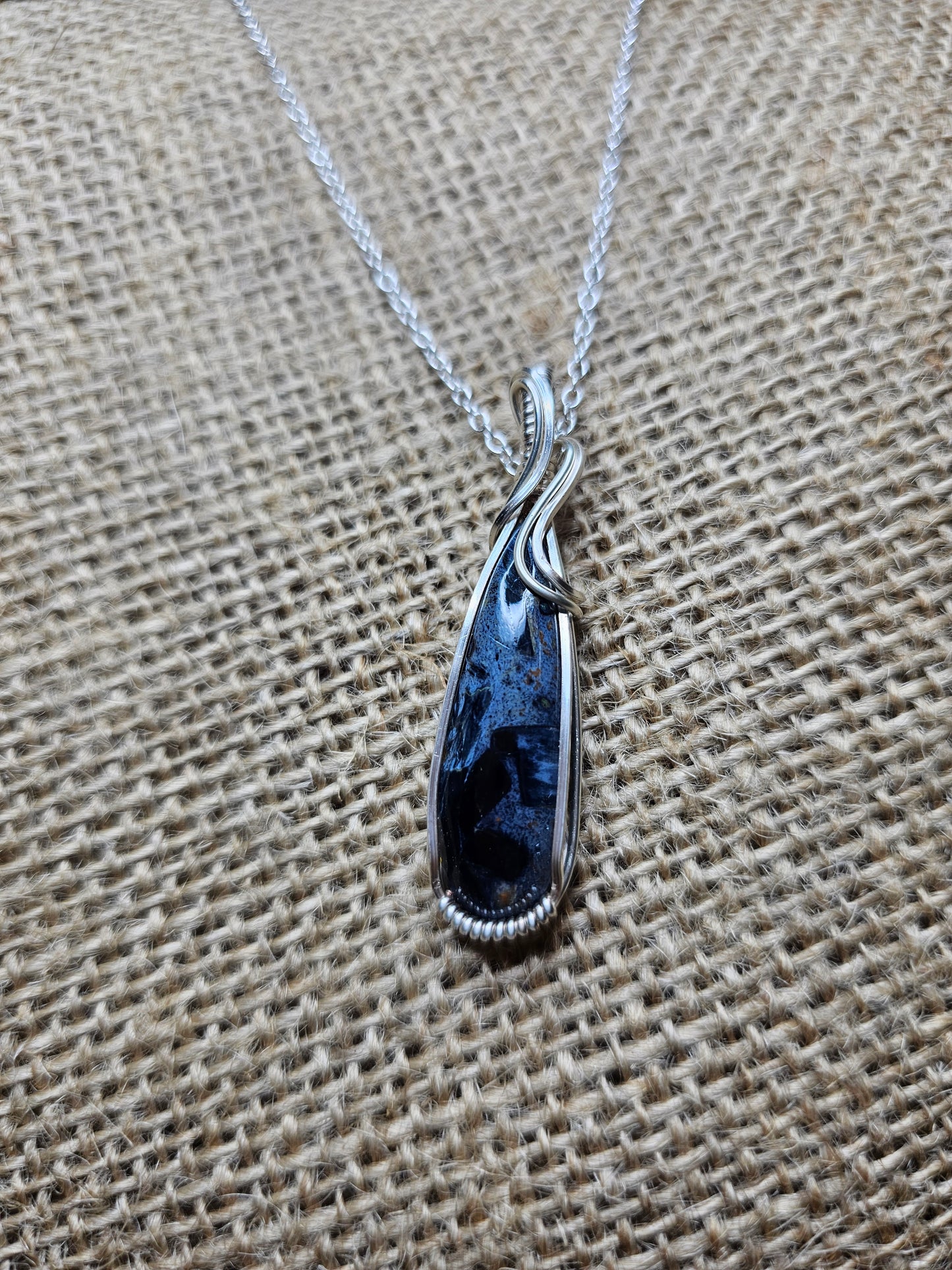 Pietersite necklace