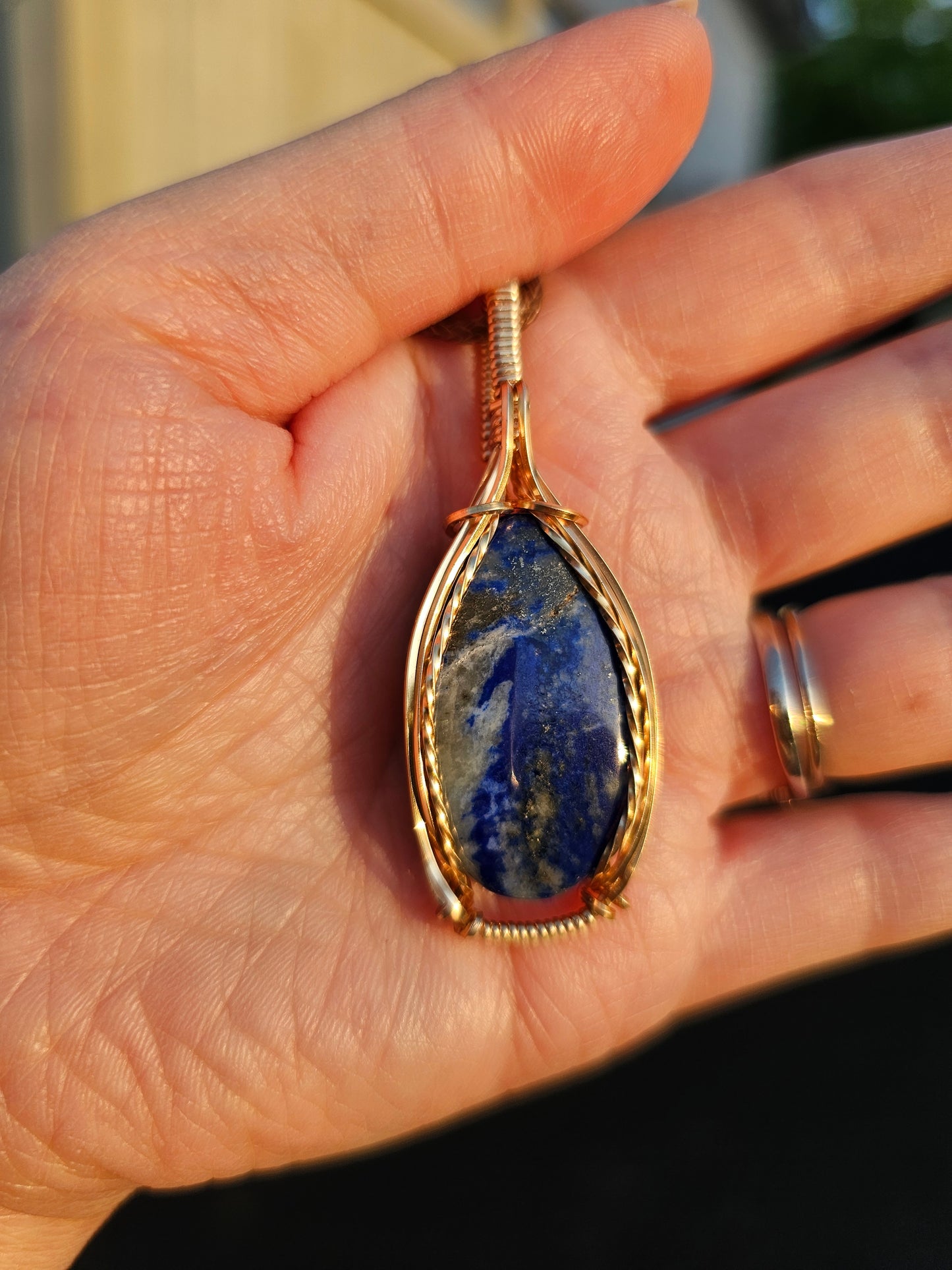 Sodalite with unique striations