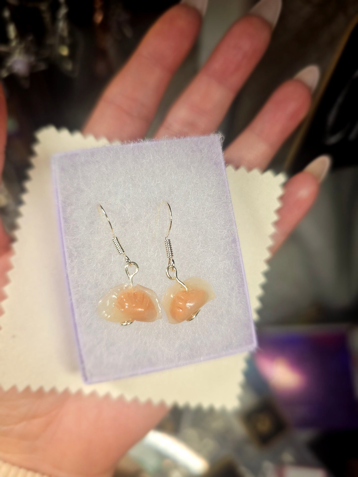 Dim sum- Har Gao Dumpling earrings