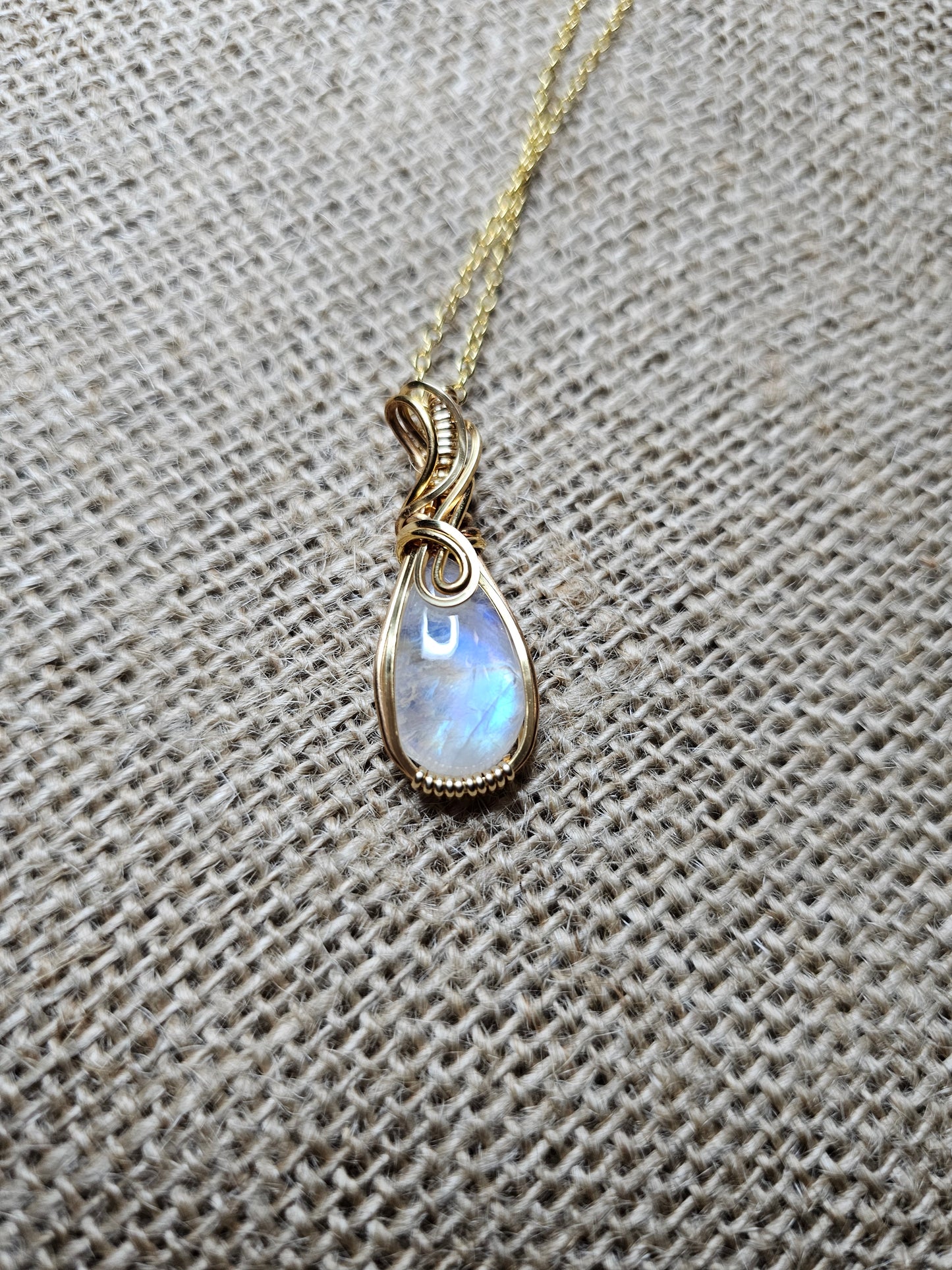 Moonstone necklace