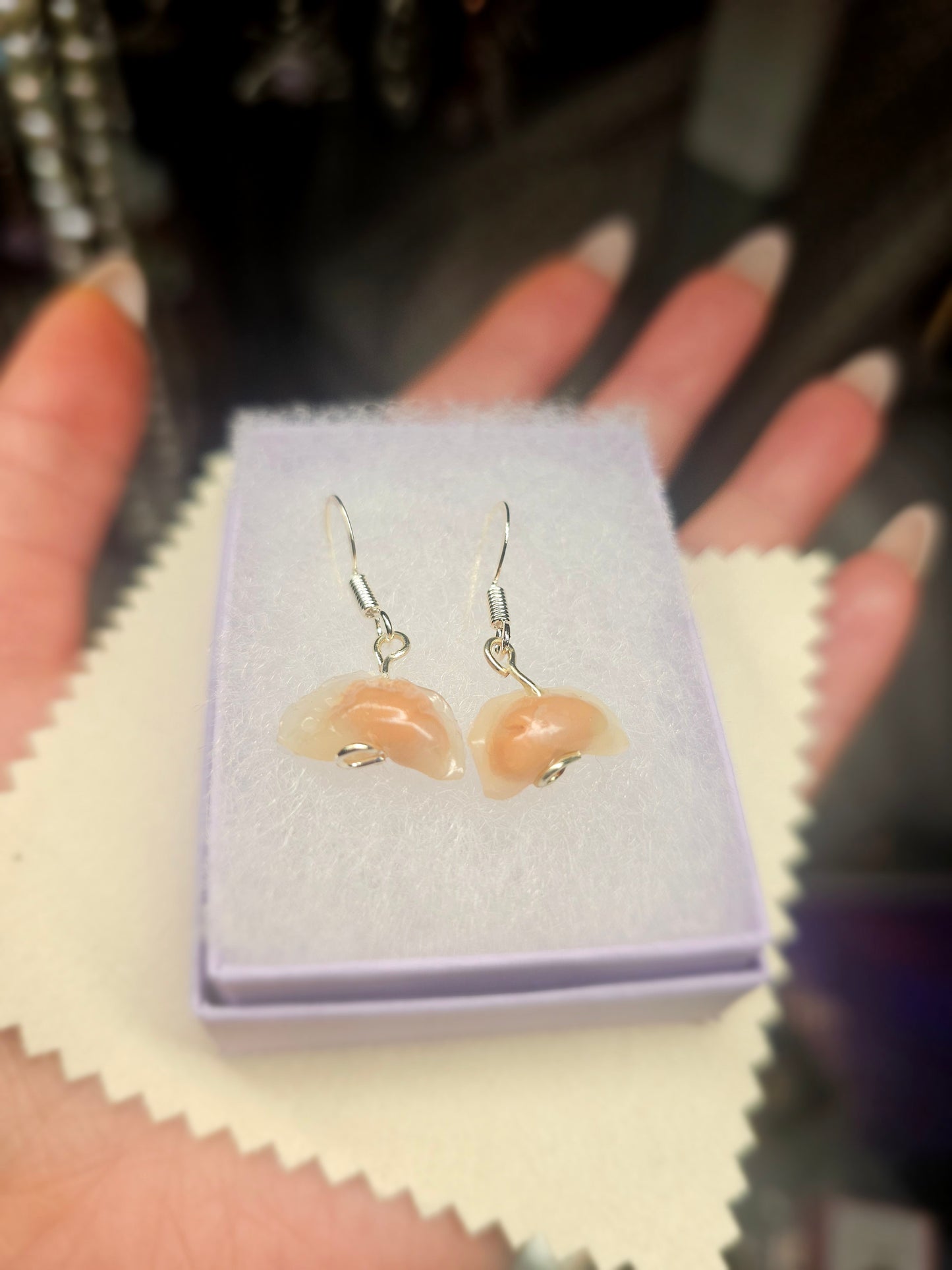 Dim sum- Har Gao Dumpling earrings