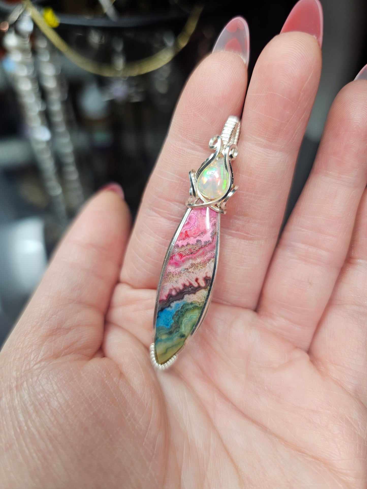 Welo Opal with Rainbow Agate
