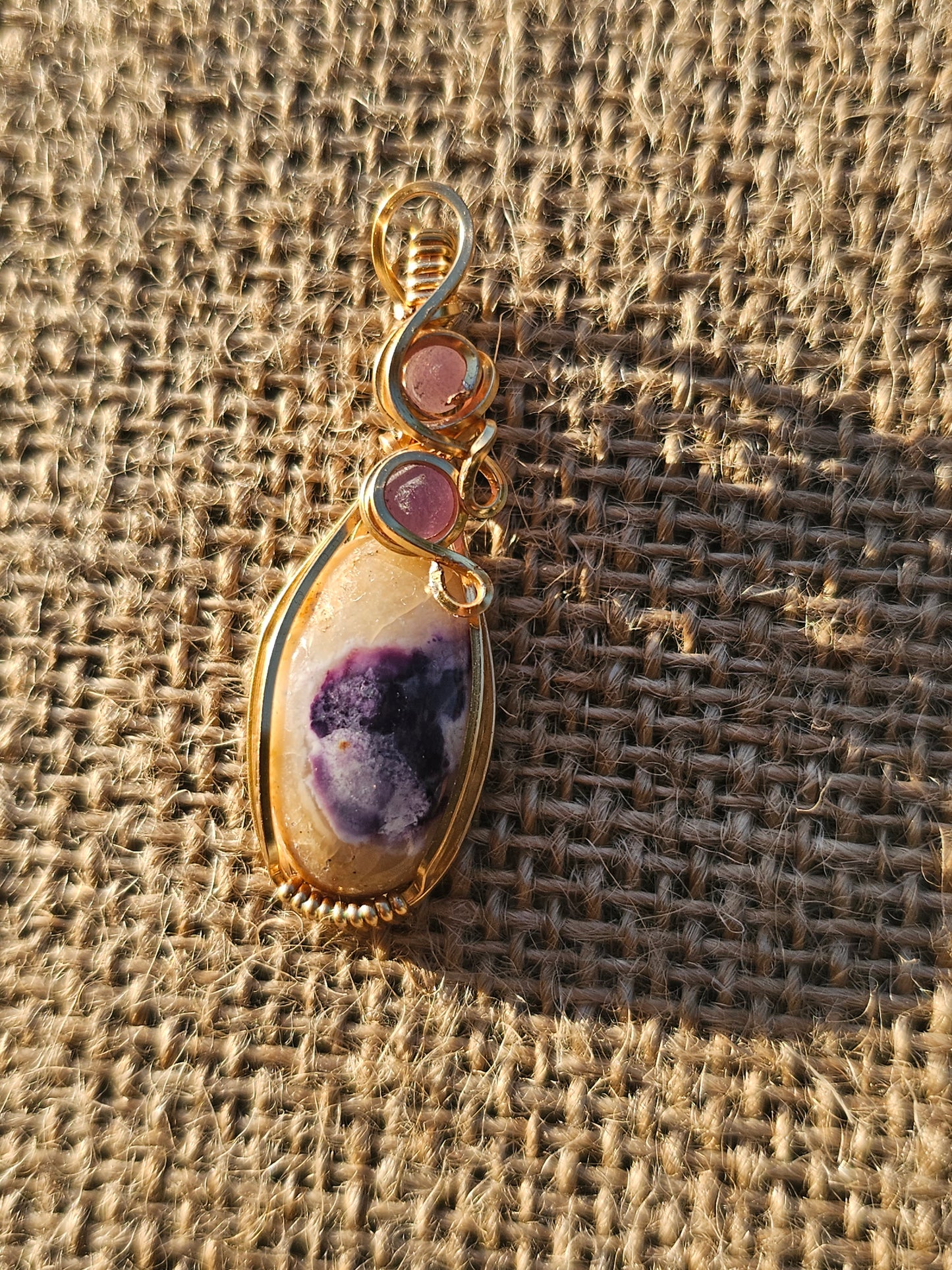Tiffany stone and grape agate